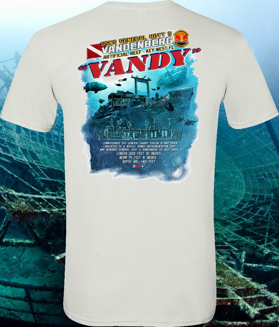 Atrificial Reef in Key west Florida.  USS Vandy.